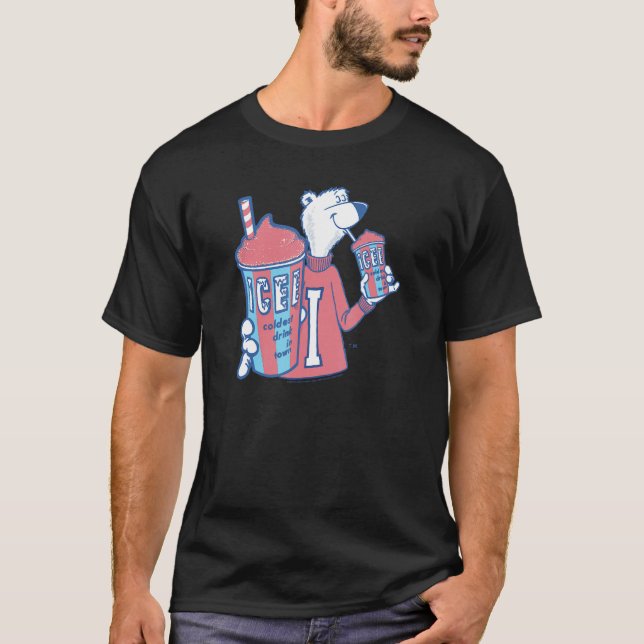 Camiseta ICEE Bear Beer Mais Frio Na Cidade! (Frente)