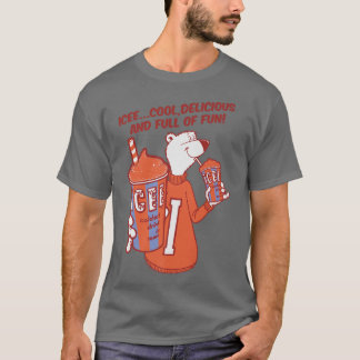 Camiseta ICEE Bear Clássico Legal, Delicioso E Cheio De Div