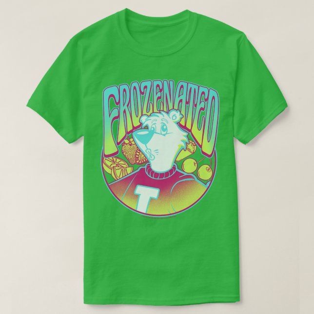 Camiseta ICEE Bear Frozenated Neon Poster Premium  (Frente do Design)