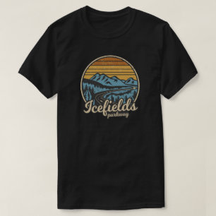 Camiseta Icefields Parkway Alberta Canada Retro