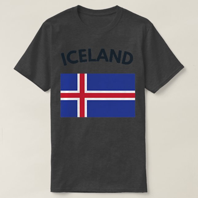 Camiseta Iceland Souvenir Gift  (Frente do Design)