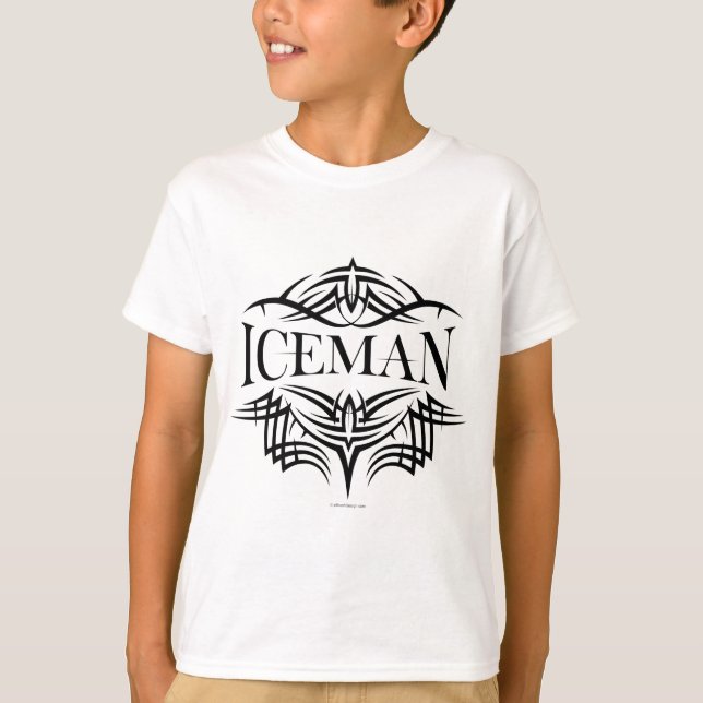 Camiseta Iceman tribal do hóquei (liso) (Frente)