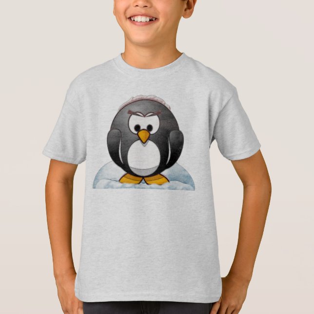 Camiseta Icey Penguin Cartoon (Frente)