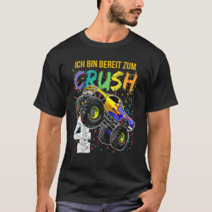 Camiseta Ich Caixa Beeit Zum Crush 4 Monster Truck 4th Bird