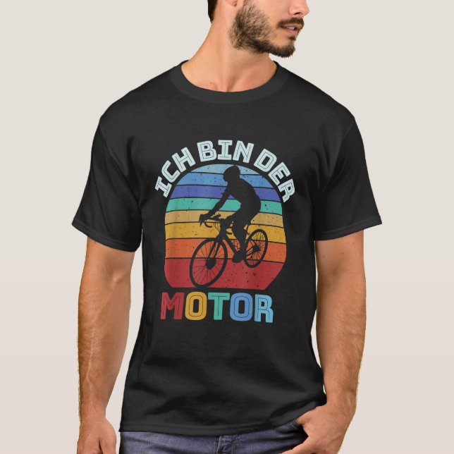 Camiseta Ích Caixa Der Motor Bicicleta Rider Funny Bike Ant (Frente)