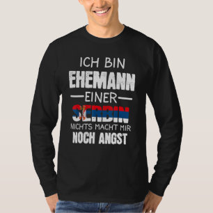 Camiseta Ich Caixa Ehemann Einer Serbin Sérvia