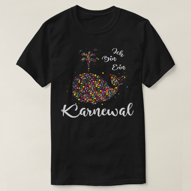 Camiseta Ich Caixa Ein Karnewal Confetti (Frente do Design)