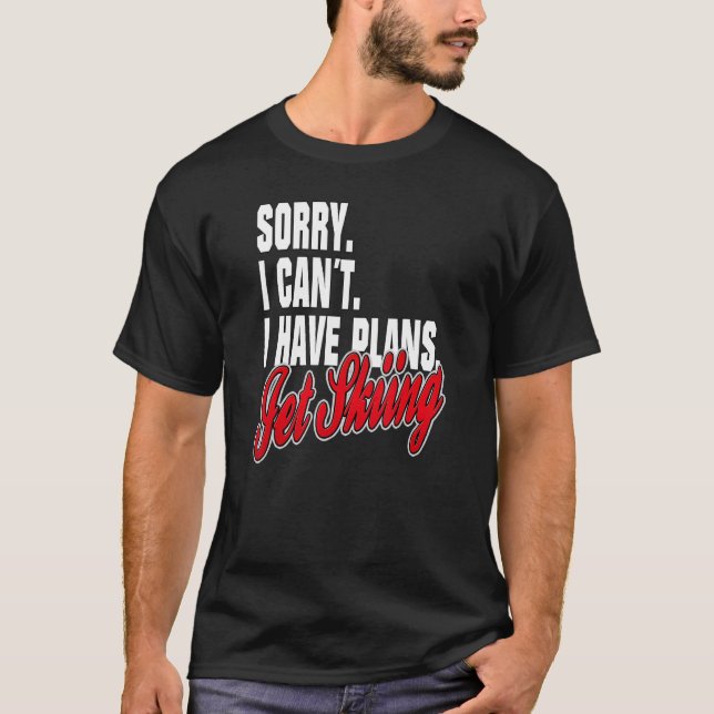 Camiseta Ich Habe Plane Jetski Fahren Diz (Frente)
