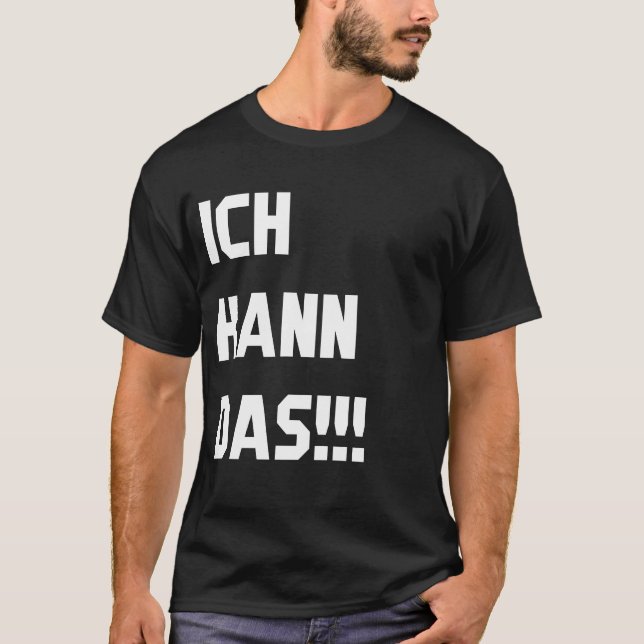 Camiseta Ich kann das T-Shirt (Frente)