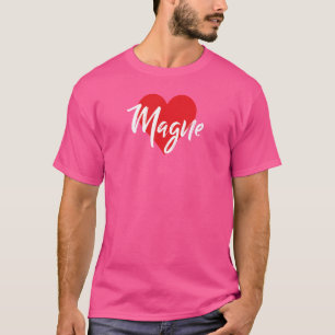 Camiseta Ich Liebe Magne Vorname Liebe Herz
