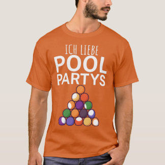 Camiseta Ich liebe piscina Partys Piscina Billard Geschenk