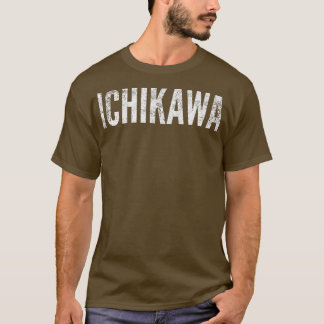Camiseta Ichikawa Japão Enfrentou Gráfico