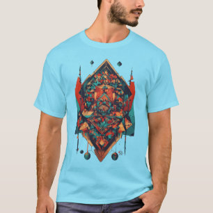 Camiseta Ícone abstrato para SNOKXINK - Arte Avant-Garde