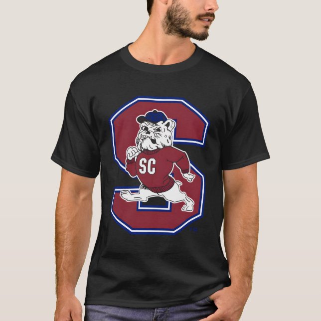 Camiseta Ícone Bulldog do Estado da Carolina do Sul (Frente)