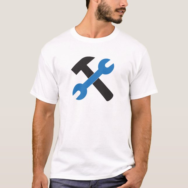 Camiseta Ícone Chave e martelo (Frente)