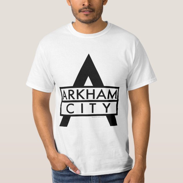 Camiseta Ícone da Cidade Arkham (Frente)