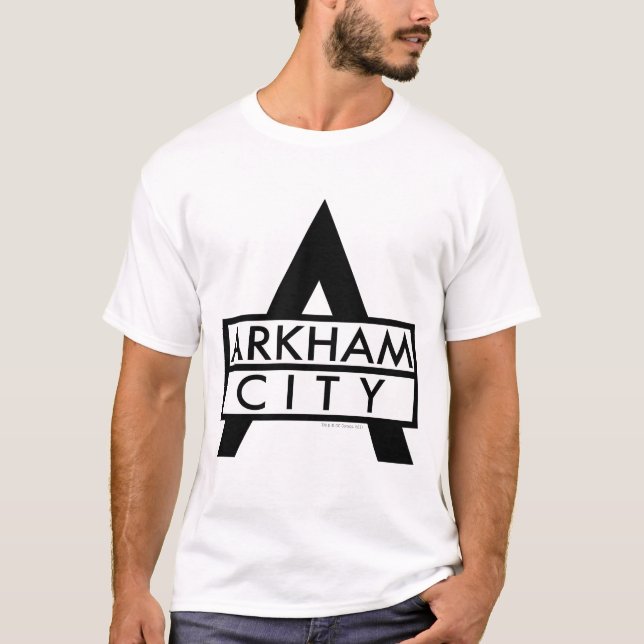 Camiseta Ícone da Cidade Arkham (Frente)