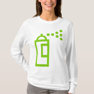 Camiseta Ícone da lata de pulverizador