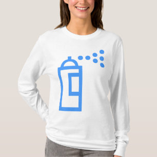 Camiseta Ícone da lata de pulverizador