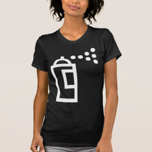 Camiseta Ícone da lata de pulverizador