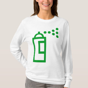 Camiseta Ícone da lata de pulverizador