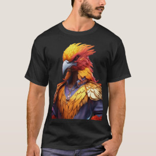 Camiseta Ícone de águia de cristal