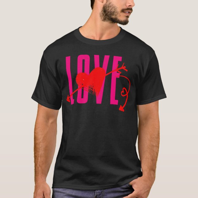 Camiseta Ícone de amor vintage (Frente)