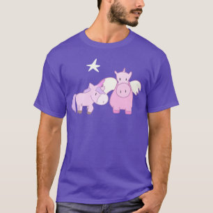 Camiseta Ícone de animal de unicórnio, desenhos animados de