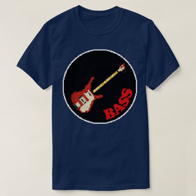 Camiseta Ícone de Base de Jogo de Frente de Rock (Frente do Design)
