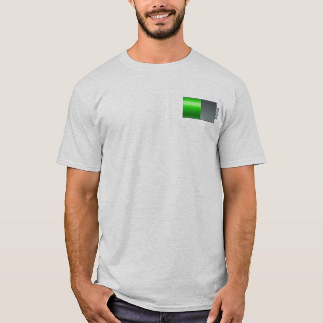 Camiseta Ícone de Bateria T-Shirt (Frente)