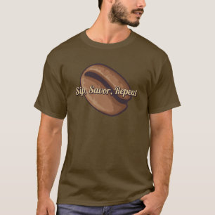 Camiseta Ícone de bean de café