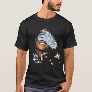 Camiseta Ícone de Dança da Luva Brilhante Retro Pop Perform