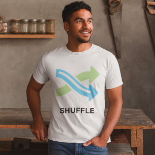 Camiseta Ícone de Embaralhar
