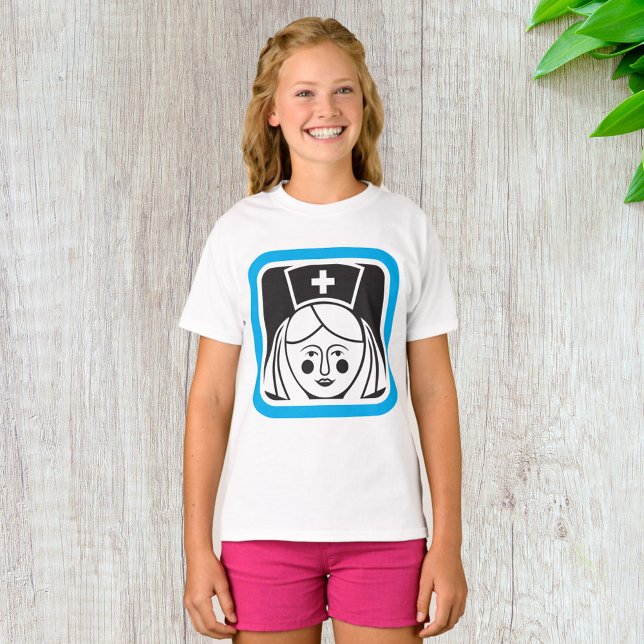 Camiseta Ícone de Enfermeira (Criador carregado)