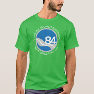 Camiseta Ícone de Exposição Mundial 1984 com Localização
