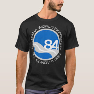 Camiseta Ícone de exposição mundial da Louisiana em 1984 co