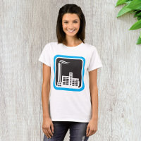 Ícone de Fábrica Industrial com Chaminés