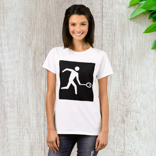 Camiseta Ícone de Jogador de Squash
