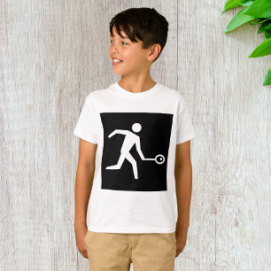 Camiseta Ícone de Jogador de Squash