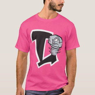 Camiseta Ícone de Lansões legal de Tamanho Excessivo