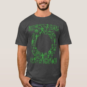 Camiseta Ícone de Logotipo do Lanterna Verde da DC Comics P