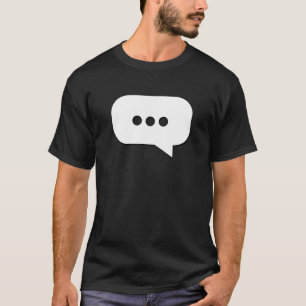 Camiseta Ícone De Mensagem De Digitação Para Professores Ob
