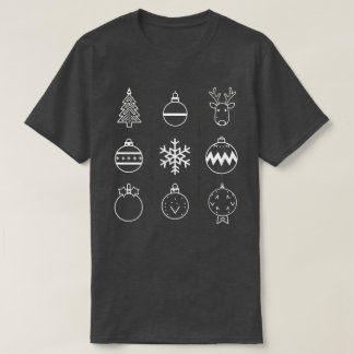 Camiseta Ícone de Natal minimalista Unisex 2