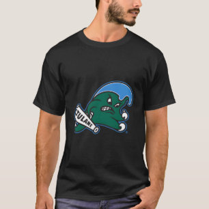 Camiseta Ícone de Onda Verde Tulane