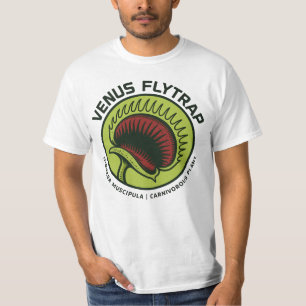 Camiseta Ícone de Planta Carnívora Armadilha de Vênus