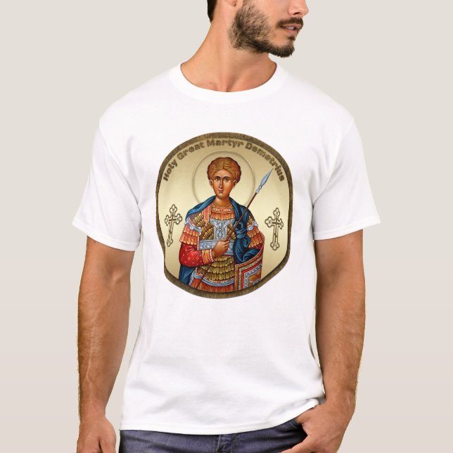 Camiseta ícone de São Demétrio 5 (Frente)