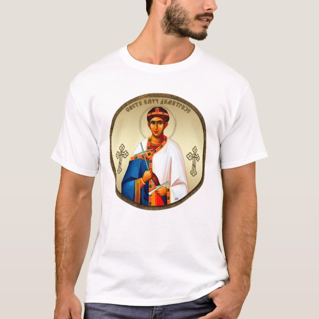 Camiseta ícone de São Demétrio 6 (Frente)