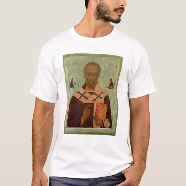 Camiseta Ícone de São Nicolau (Frente)