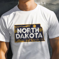 Ícone de Viagem Retro Dakota do Norte Gráfico