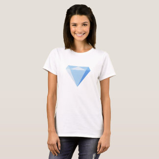 Camiseta ícone Diamante Azul